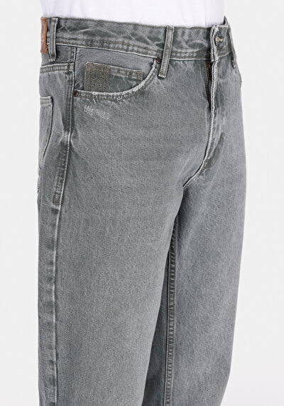 اعرض التفاصيل لـ عادي   الخصر مستقيم الساق الجينز الأسود للرجال