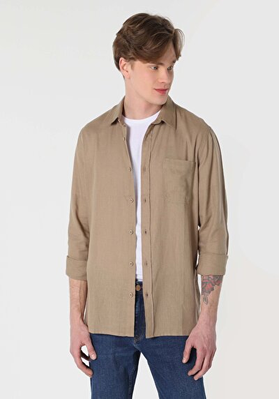 اعرض التفاصيل لـ بيج للرجال قميص  كم طويل