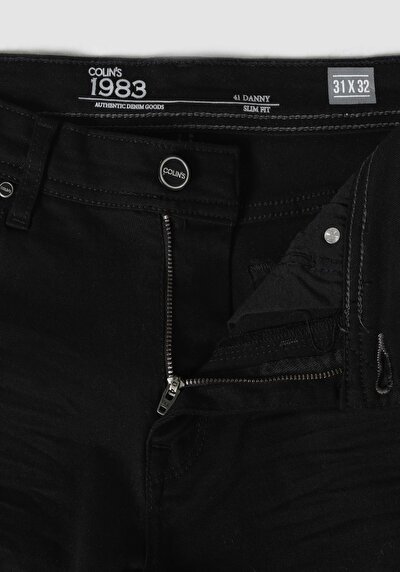 اعرض التفاصيل لـ سليم  خصر منخفض ساق ضيقة جينز أسود للرجال