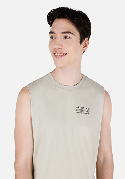 اعرض التفاصيل لـ رومال فيت بلوزة دبابة أخضر للرجال