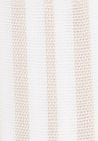 اعرض التفاصيل لـ قصة عادية خصر مرتفع مخطط شورت نسائي بيج