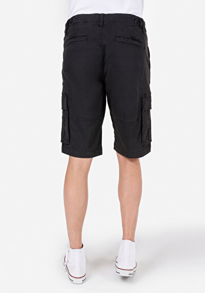 صورة من عادي الخصر مستقيم شورتات أنثراسايت للرجال