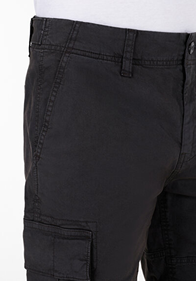 اعرض التفاصيل لـ عادي   الخصر مستقيم شورتات أنثراسايت للرجال