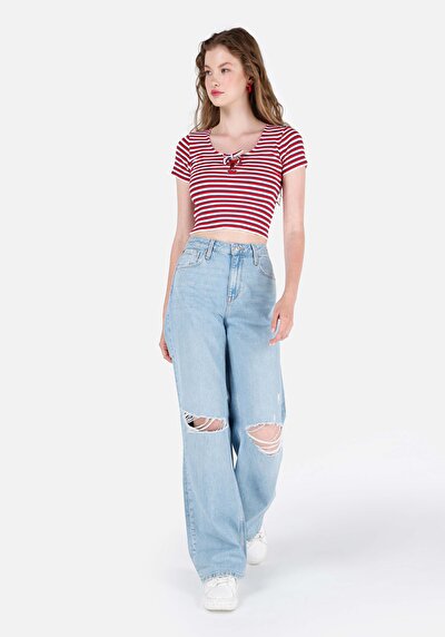 اعرض التفاصيل لـ   جينز نيلي نسائي