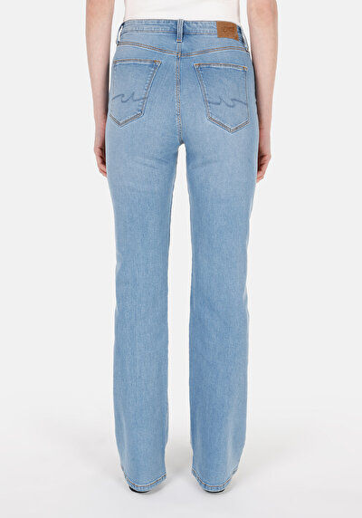 اعرض التفاصيل لـ عادي   الخصر حذاء نسائي جينز نيلي