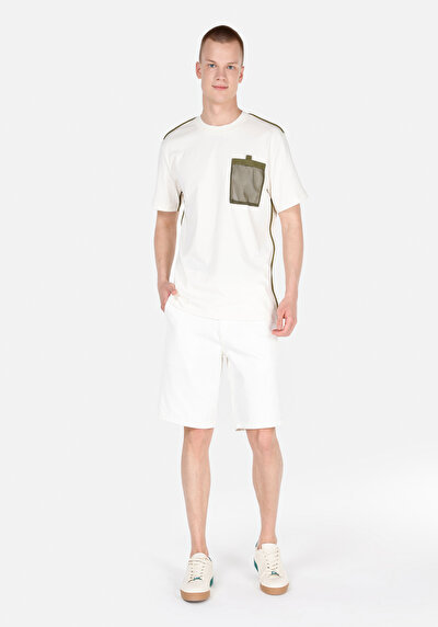 اعرض التفاصيل لـ كومفورت فيت رقبة مستديرة مستقيم رجالي إيكرو كم قصير تي شيرت