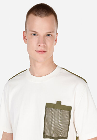 صورة من كومفورت فيت رقبة مستديرة مستقيم رجالي إيكرو كم قصير تي شيرت