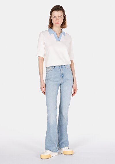 صورة من   جينز نيلي نسائي