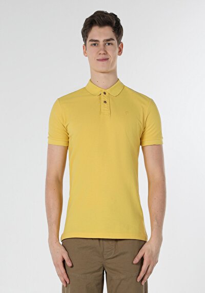 اعرض التفاصيل لـ ضيق قصة بولو الرقبة مستقيم رجالي ساري كم قصير تي شيرت