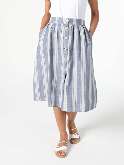 صورة من أزرق للنساء تنورة