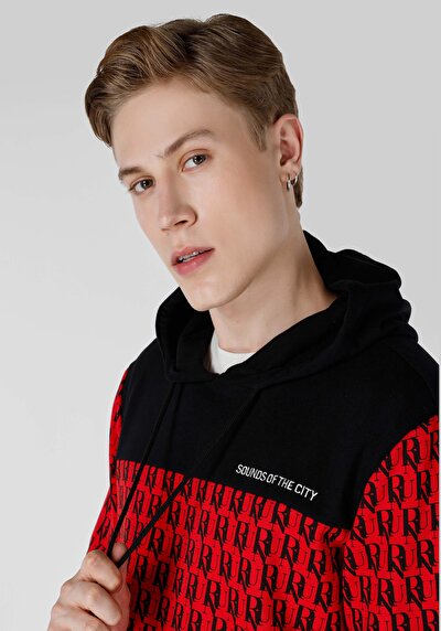 اعرض التفاصيل لـ سويت شيرت رجالي أحمر عادي