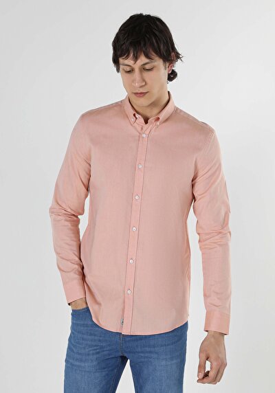 اعرض التفاصيل لـ سلموني للرجال قميص  كم طويل