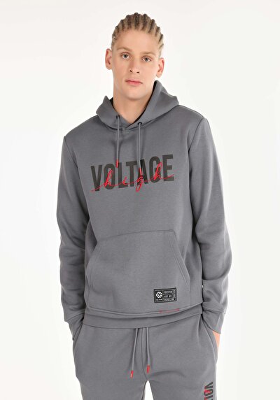 صورة من سويت شيرت رجالي رمادي عادي