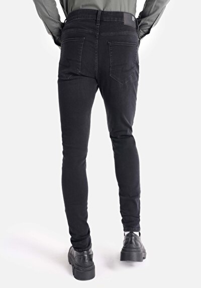 اعرض التفاصيل لـ نحيف  خصر منخفض ضيق الساق جينز رجالي