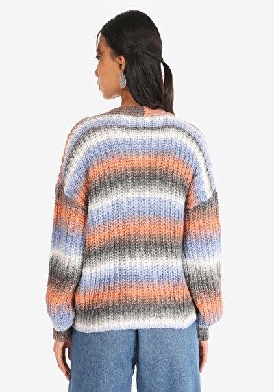 اعرض التفاصيل لـ كارديجان نسائي متعدد الألوان عادي