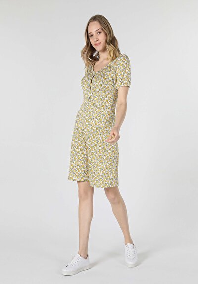 صورة من متعدد الألوان للنساء فستان