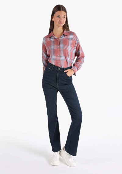 صورة من أزرق داكن للنساء بناطيل