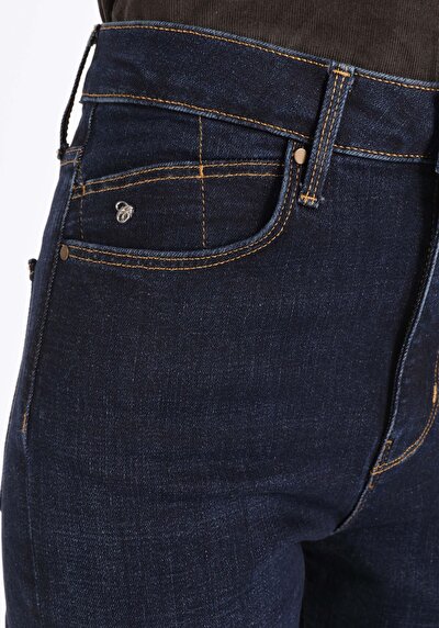 اعرض التفاصيل لـ نحيف  وردي الخصر الساق الإسبانية نسائي نيلي جينز