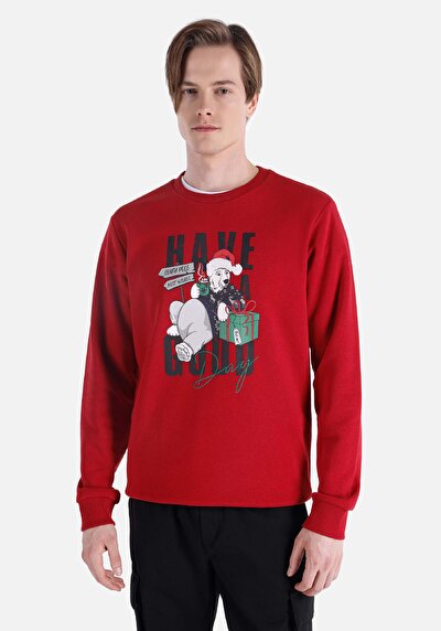 صورة من أحمر للرجال بلوز