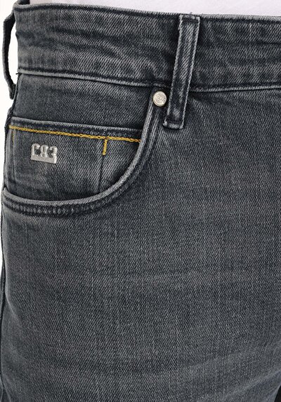 اعرض التفاصيل لـ سليم  خصر منخفض ضيق الساق الجينز الداكن للرجال