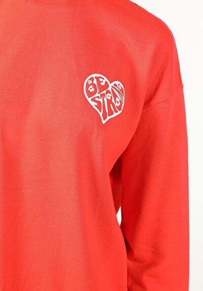 صورة من برتقالي للنساء بلوز