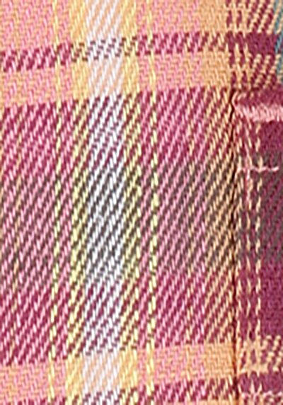 اعرض التفاصيل لـ قميص عادي رقبة منقوشة رجالي وردي كم طويل قميص