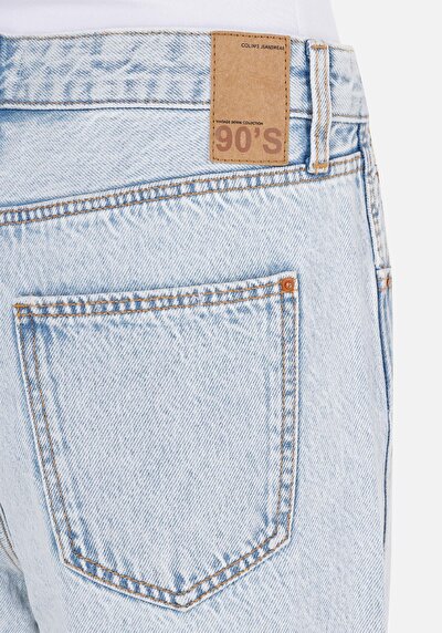 اعرض التفاصيل لـ  ارتفاع الخصر نسائي الدنيم الجينز شورت