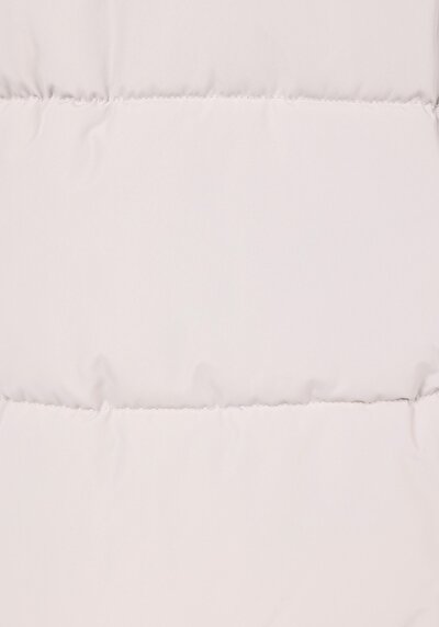 اعرض التفاصيل لـ عادي مقنع مقنع مبطن معطف نسائي بيج مقاوم للماء