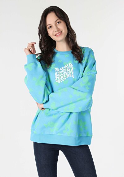 صورة من أزرق للنساء بلوز