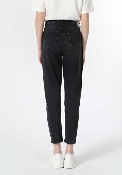 اعرض التفاصيل لـ أمي  ارتفاع الخصر تقلص الساق الجينز النسائي