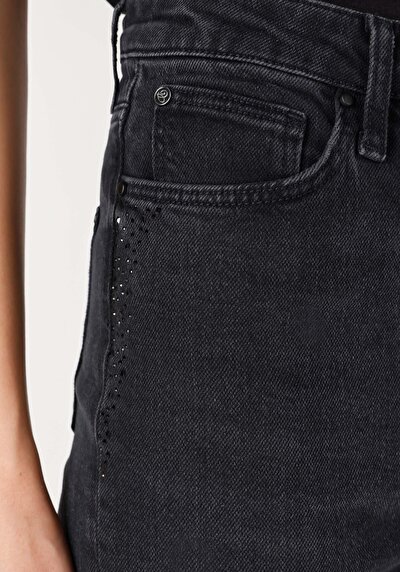 اعرض التفاصيل لـ عادي   الخصر حذاء نسائي جينز نيلي