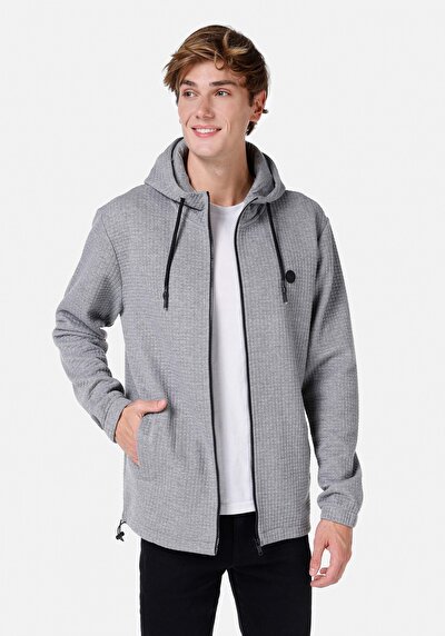 صورة من رجالي عادي فيت جاكيت رمادي