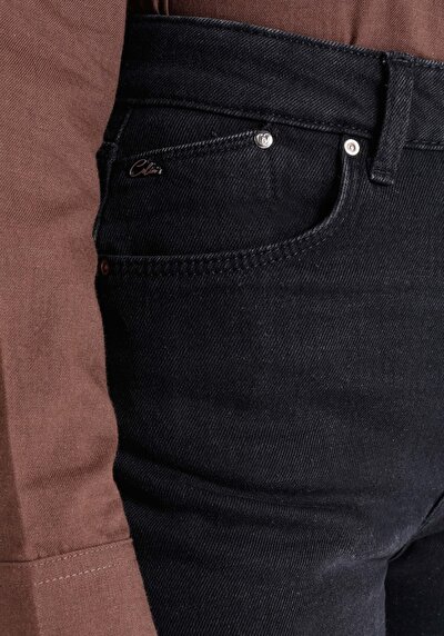 اعرض التفاصيل لـ   ساق مستقيمة نسائي جينز أسود