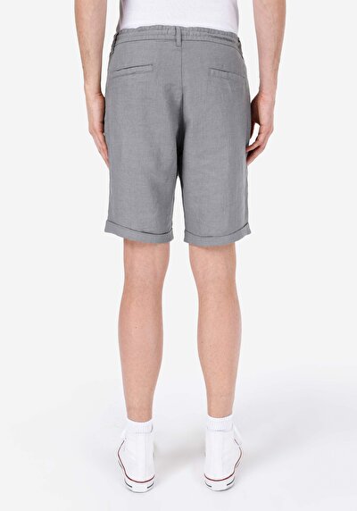 اعرض التفاصيل لـ عادي   الخصر مستقيم شورت أخضر رجالي