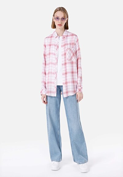 اعرض التفاصيل لـ وردي للنساء قميص  كم طويل