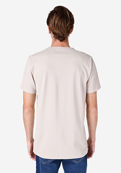 اعرض التفاصيل لـ مقاس عادي رقبة مستديرة مستقيم تي شيرت رجالي بيج كم قصير