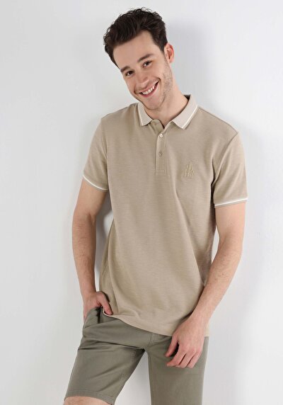 اعرض التفاصيل لـ عادي قصة بولو رقبة مستقيمة رجالي بيج كم قصير تي شيرت