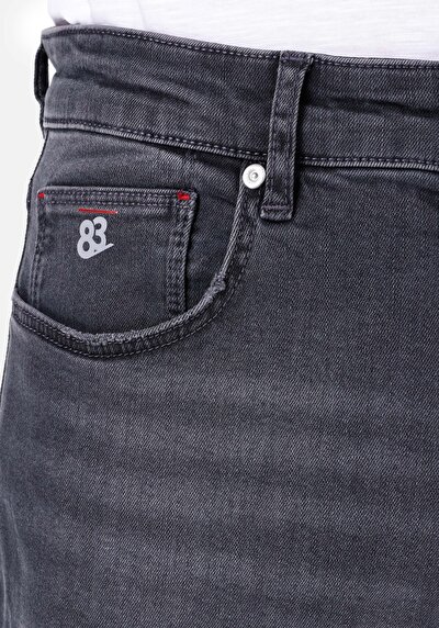 اعرض التفاصيل لـ سليم  خصر منخفض ساق ضيقة جينز أسود للرجال