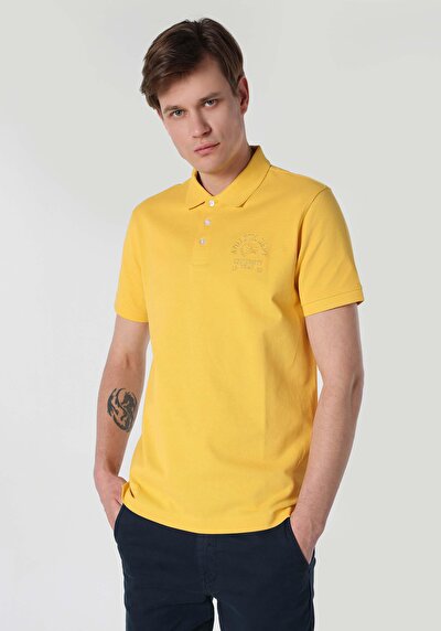 اعرض التفاصيل لـ   بولو رقبة مستقيم رجالي ساري كم قصير تي شيرت