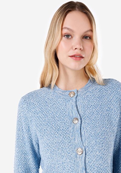 اعرض التفاصيل لـ أزرق للنساء كنزة