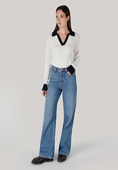 اعرض التفاصيل لـ   جينز نسائي أزرق كحلي