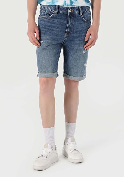 اعرض التفاصيل لـ أزرق للرجال شورت