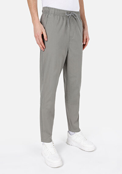 اعرض التفاصيل لـ كومفورت فيت منتصف الخصر طويل الساق بنطلون أخضر للرجال