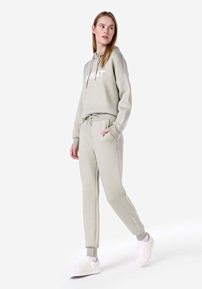 اعرض التفاصيل لـ نحيف   الخصر نسائي بنطلون رياضي أخضر