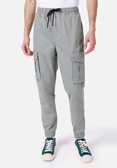 صورة من نحيف الخصر مطاطي الساق رجالي السراويل الخضراء