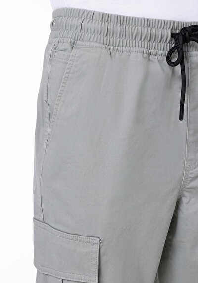 اعرض التفاصيل لـ نحيف   الخصر مطاطي الساق رجالي السراويل الخضراء