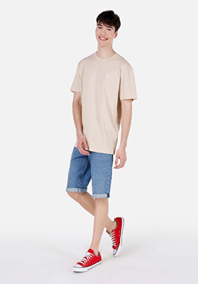 صورة من مستقيم الخصر المنخفض شورت نيلي جان للرجال