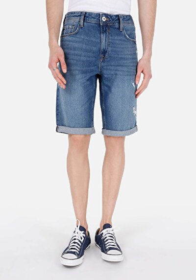 اعرض التفاصيل لـ عادي   الخصر رجالي نيلي جان شورت