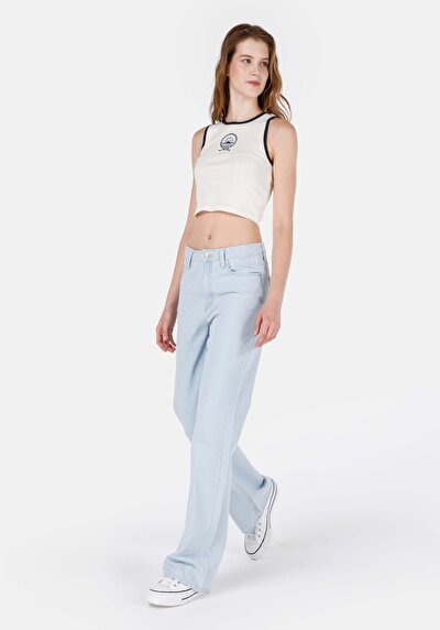 اعرض التفاصيل لـ عادي   الخصر حذاء نسائي جينز نيلي