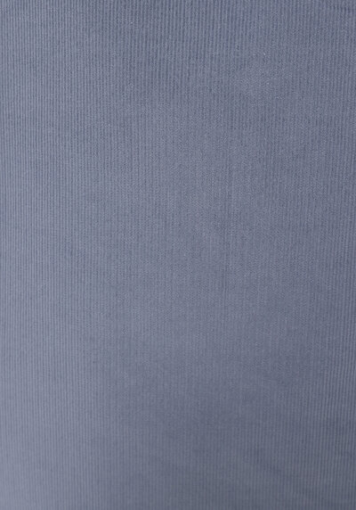 اعرض التفاصيل لـ قميص عادي رقبة مستقيم نسائي أزرق كم طويل قميص